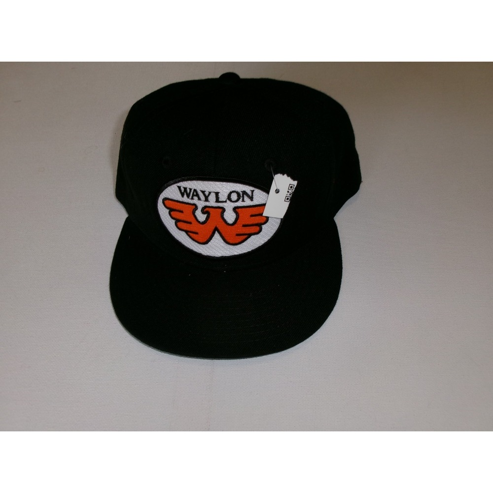 WAYLON JENNINGS TRUCKER    SNAPBACK  BEACH GOLF Y2K 00S HAT CAP VINTAGE N1